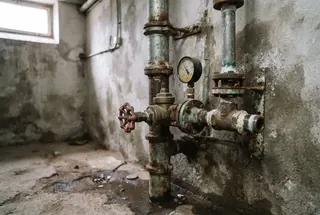 Alte Wasserleitungen im Keller eines Kölner Altbaus — Bleileitungsverbot 2026 und Austauschpflicht